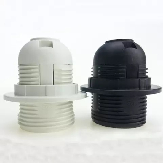 Bakelite Light Bulb Socket Vintage Light Holder Plastic Lamp Holder E27 Black White - Input Voltage: Ac220v/100v Volt (V)