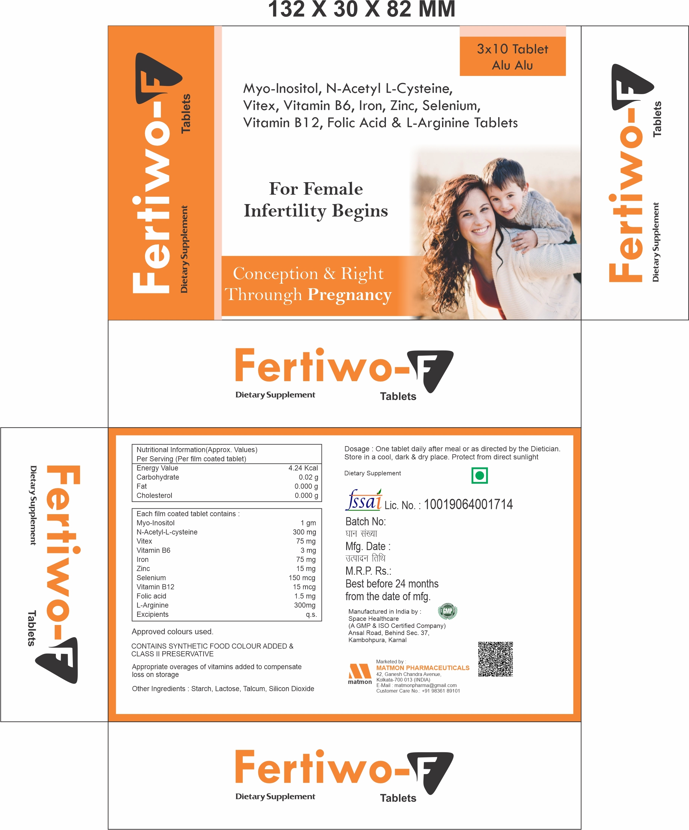 Fertiwo F Tablets Health Supplements