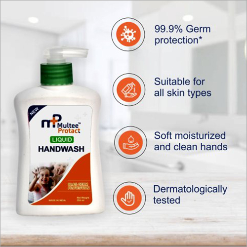 White Multi Protect Cleanliness Handwash