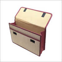 ब्राउन लैपटॉप जूट बैग