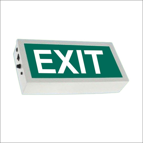 Wall Mounted Exit Light Input Voltage: 220 Volt (V)