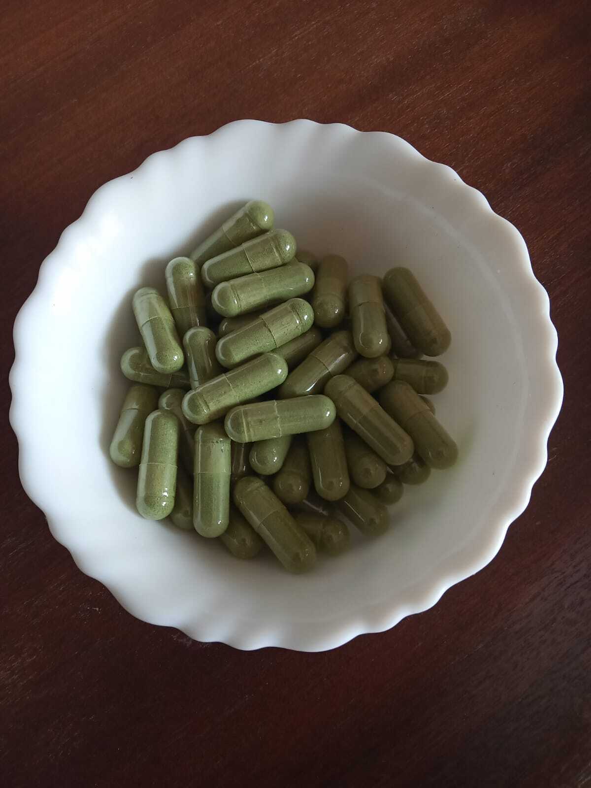 Moringa Capsules - 150 Gm Green Vegetable Capsules | 100% Natural, Made From Our Own Trees And Farms, 1-2 Capsules Daily