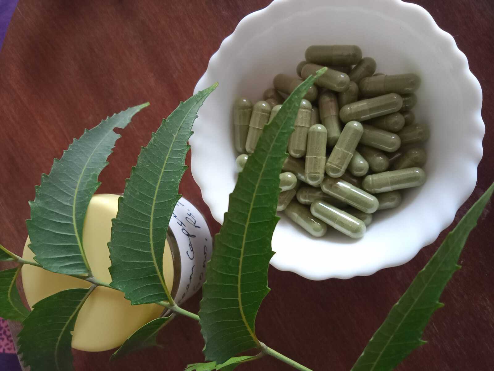 Moringa Capsules - 150 Gm Green Vegetable Capsules | 100% Natural, Made From Our Own Trees And Farms, 1-2 Capsules Daily