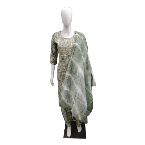 Indian Ladies Kurti Pant With Dupatta
