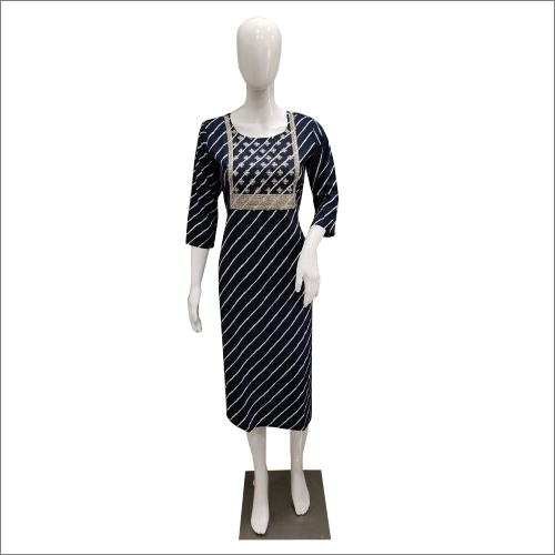 Washable Ladies Rayon Stitched Kurtis