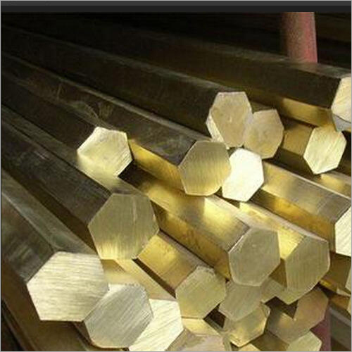 Polished Hexagonal Brass Rod