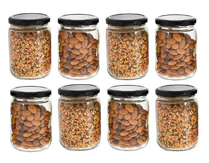 Glass Plastic Container Set