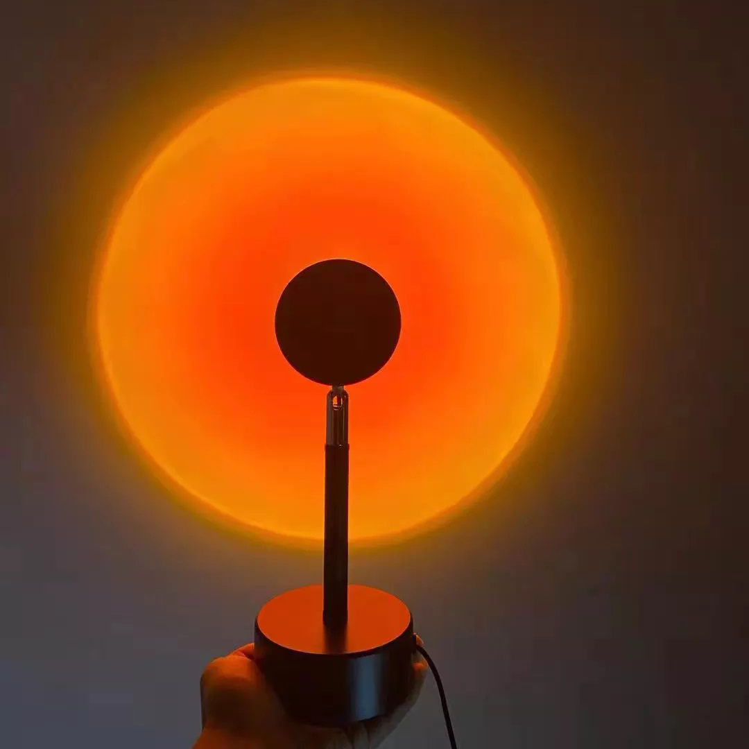 Colorful Projector Table Lamp - Dc 6v, 27x10x8 Cm | Soft Warm White 2700k, Usb Input, Rgb Light Options, 50000-hour Lifespan