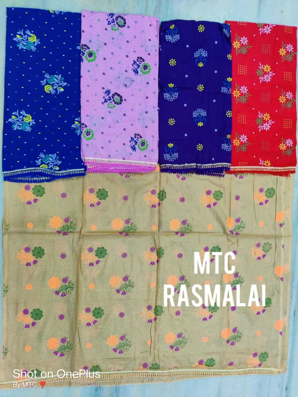 Dupatta Collection - Rasmalai Cotton Dupattas, 2 Meters Approx | Printed Pattern, Breathable, Washable, Customized Logo, All Season