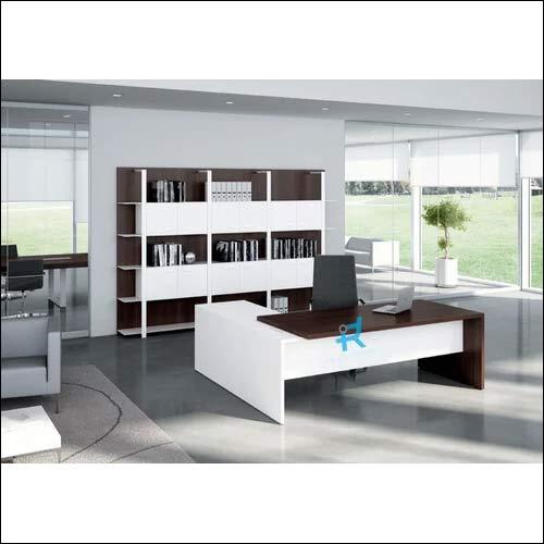 Leatherette L Shaped Cabin Table