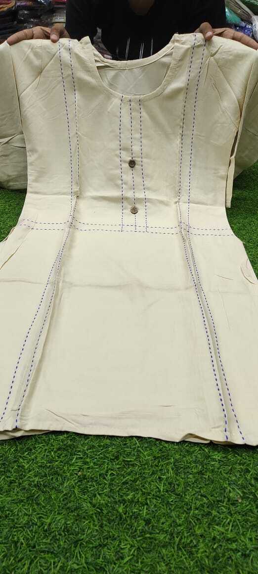 Indian Plain Fancy Rayon Kurtis