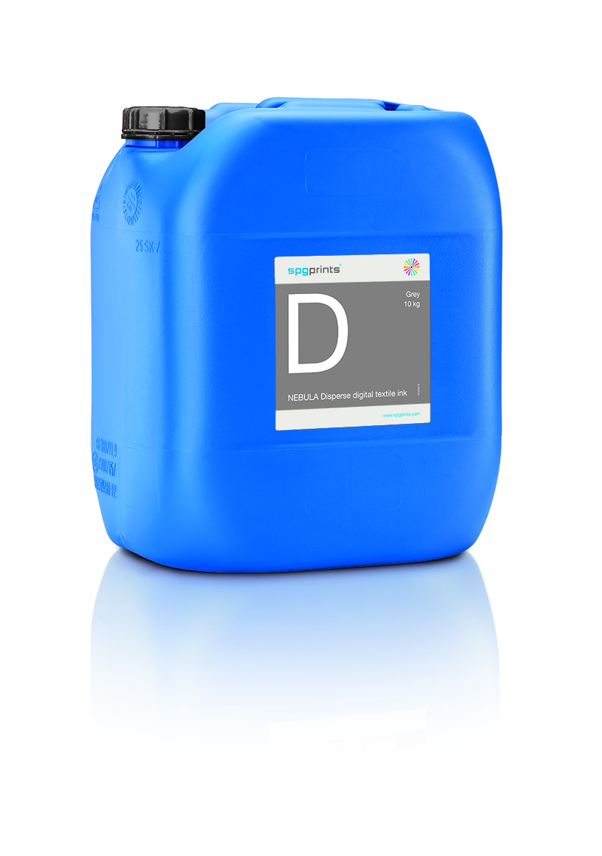 Nebula Disperse Ink - 10 Kilograms, Cyan, Magenta, Yellow, Deep Black, Absolute Black, Blue, Orange, Red, Violet | Enhanced Gamut, Improved Dying Characteristics, Superior Runnability, Compatible With Kyocera Print Heads