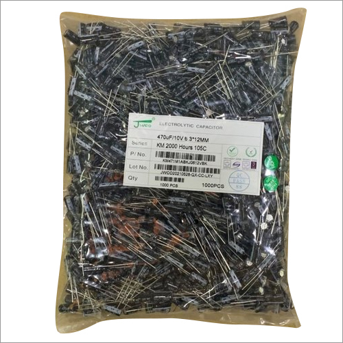 Electrolytic Capacitors - Aluminium 470UF-10V , Suitable for Electric Devices and Power Supply
