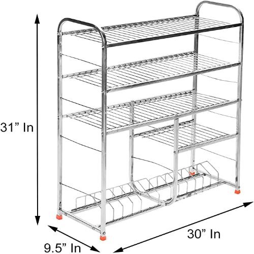 Stainless Steel Kitchen Bartan Stand