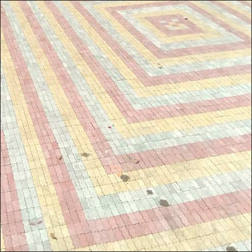 Paver Block - Concrete Interlock Block | Manual Installation, Durable Design, Versatile Applications