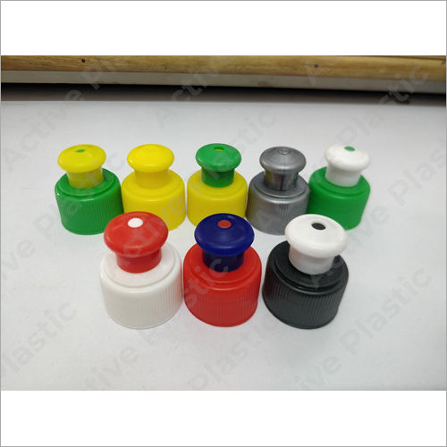 Different Colors Available Plastic Pull Push Cap