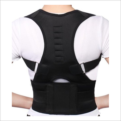 Back Support Posture Corrector Magnetic Belt - Versatile Fabric, Adjustable Fit , Portable Design for Enhanced Comfort and Support