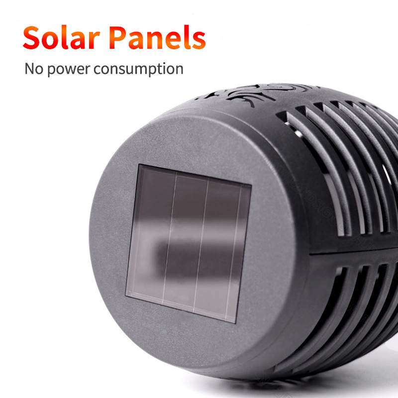 Brightenlux Solar Garden Light - Abs Plastic, D50xh80cm | 12 Led, Waterproof Ip44, Solar Powered, 8-hour Runtime, White Light, Easy Installation