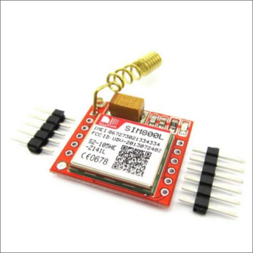 Sim800L Antenna Wireless Module - Operating Voltage 3.7 - 4.2 VDC, Peak Current 2A | Double-Sided AC Board for Enhanced Connectivity