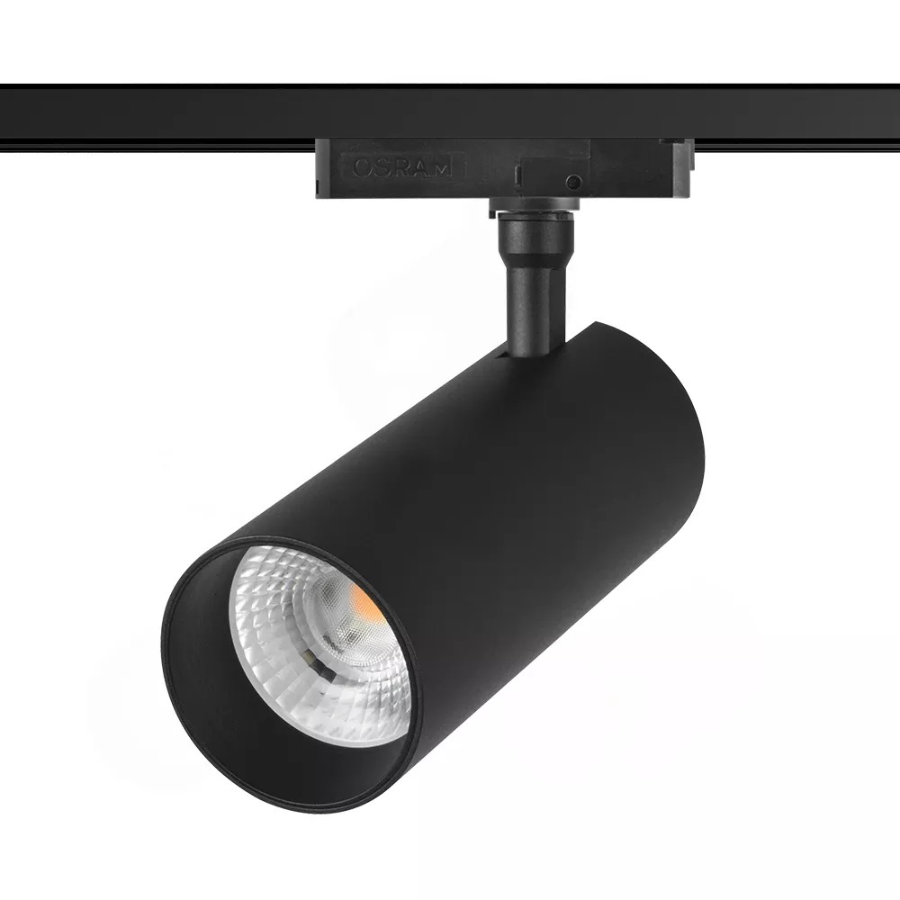 20w-42w Cob Led Track Light Single Phase 3-4-wire Cri90 Anti Glare Flicker Free Adapter Combined Application: Home