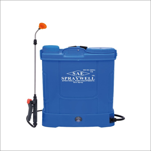 Eco Agricultural Sprayer Machine - 16L Tank, 110 PSI Pressure | Blue, Steel Lance With Plastic Connector, Multi-Nozzle Options