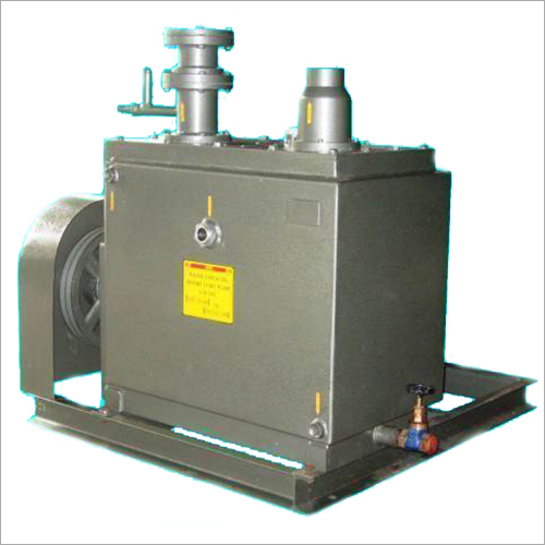 Oil Sealed Liquid Rotary High Vacuum Pump - Cast Iron Material, 1-2 Stages, 50 Lt./Min Free Air Displacement | Precision Bearings, Low Vibration, Corrosion Resistant