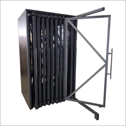 ब्लैक पुल एंड पुश टाइल्स डिस्प्ले रैक