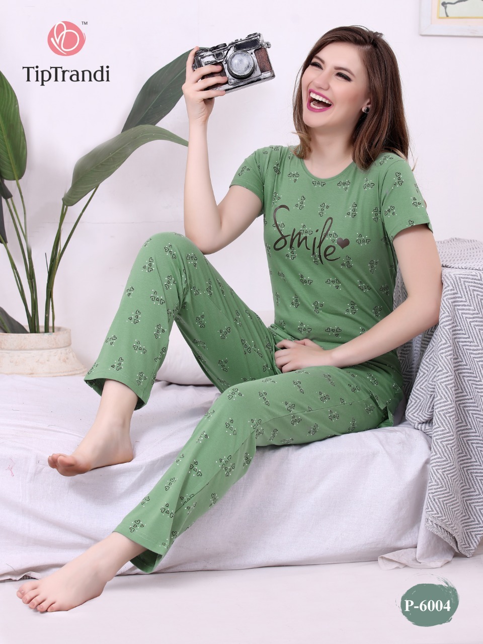 Cotton Printed Night Suit