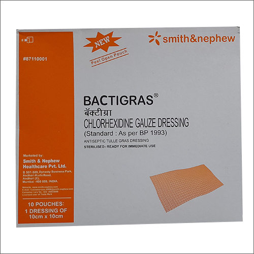 10x10cm Chlorhexidine Gauze Dressing