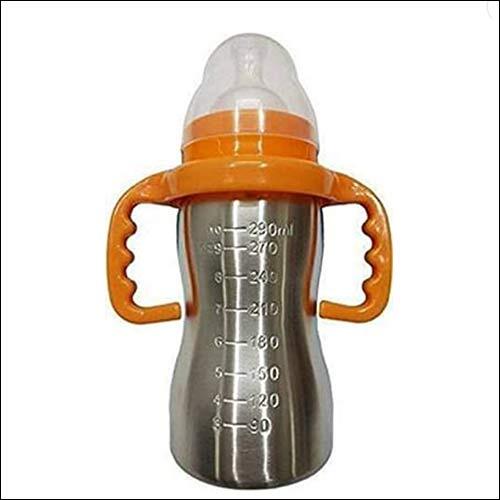 सिल्वर छोटे जनाब स्टेनलेस स्टील बेबी फीडिंग बोतलें