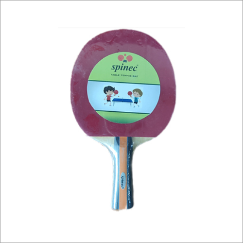 Spinec Tyro Table Tennis Playset - Black And Red Rubber Material, Lightweight Design | Ideal For Beginners And Hobby Players, Includes 2 Bats And 3 Balls