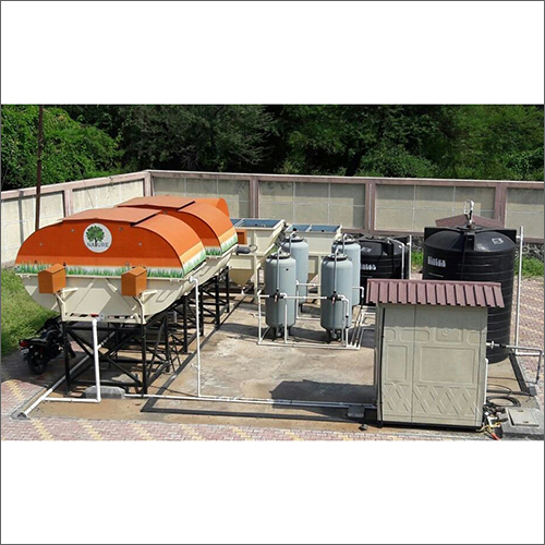 अर्ध स्वचालित मलजल जल उपचार संयंत्र