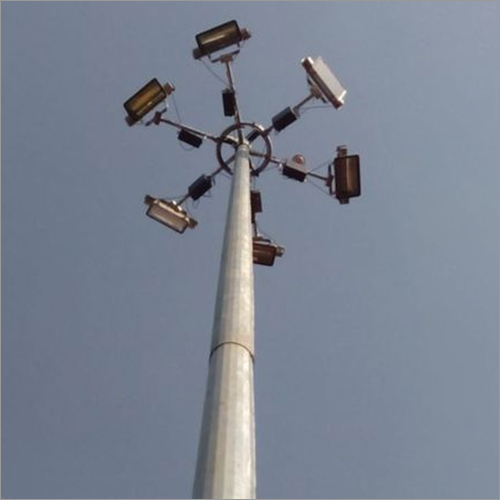 Silver 16 Mtr High Mast Pole