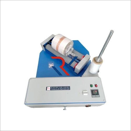 Semi Automatic Stretch Wrapping Machine - Mild Steel, 15000x12000x1000 mm | 220V Automatic Operation, Blue & Grey Finish, 100 kg Weight