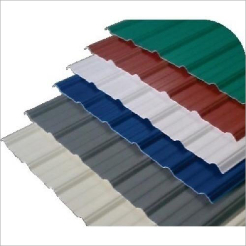 Faisal Shine Trapezoidal Sheet - Stainless Steel, 0.50mm/0.60mm/0.80mm Thickness | Galvanised Finish, Customized Color Options