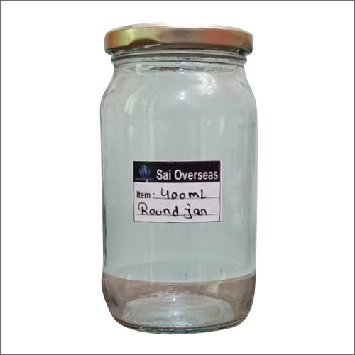 Glass 400ml Round Jar