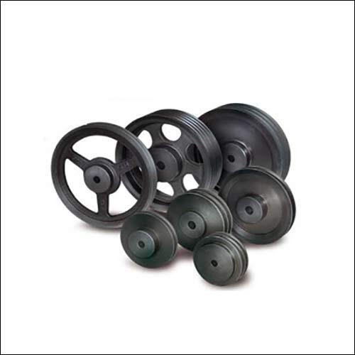 Belt Pulleys - Alloyed Steel, Various Diameters and Groove Designs, Black Color | High Strength, Rigid Key Socket for Secure Fixing