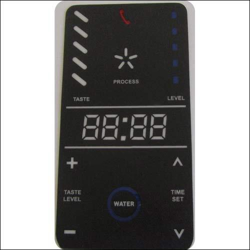 ब्लैक फ्रंट पैनल लेबल