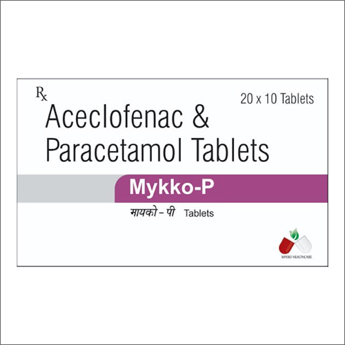 Aceclofenac And Paracetamol Tablets General Medicines