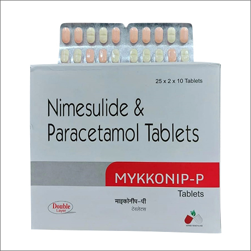 Nimesulide And Paracetamol Tablets - Pain Relieving Formula for Inflammatory Conditions | Dosage as Suggested, General Medicines, Tablets Stored at Room Temperature