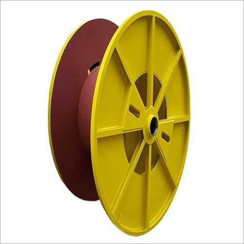 Mild Steel Cable Drum - Color: Yellow