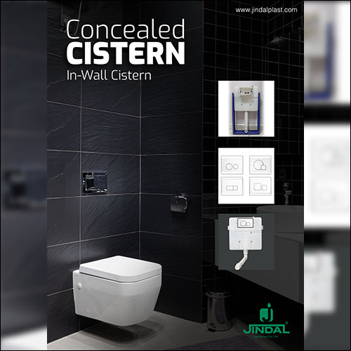 White Concealeed Cistern