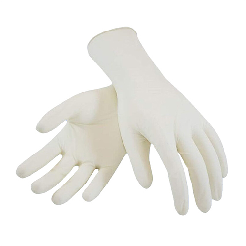Surgical Gloves - Acrylic Material, Disposable Usage , Medical Grade, Plain White Color