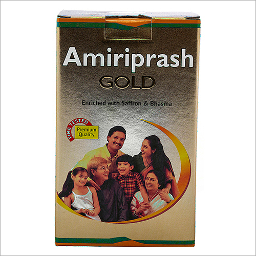 Amiriprash Gold - Ayurvedic Health Tonic Paste, Enriched with Pure Gold, Silver, and Real Saffron for Immunity Boosting and Energy Enhancement