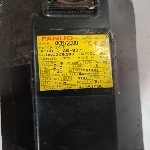 Electric Panel Fanuc B-65142e Ac Servo Motor