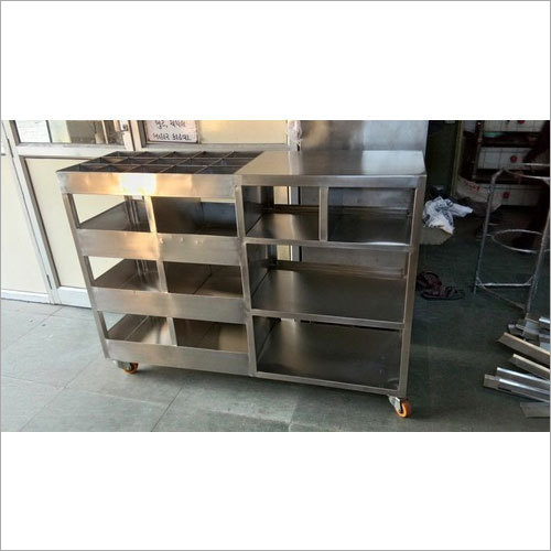 हॉस्पिटल ड्रेसिंग ट्रॉली डिज़ाइन: रैक