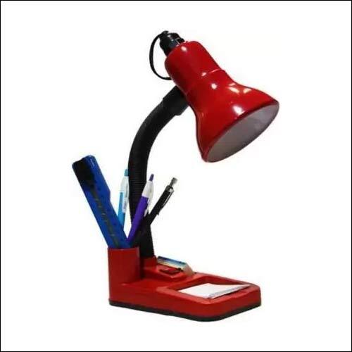 Study LED Lamp - Metal , Red | Adjustable Brightness Control, Energy-Efficient, Long Lifespan, Versatile Color Temperature Options, Modern Design