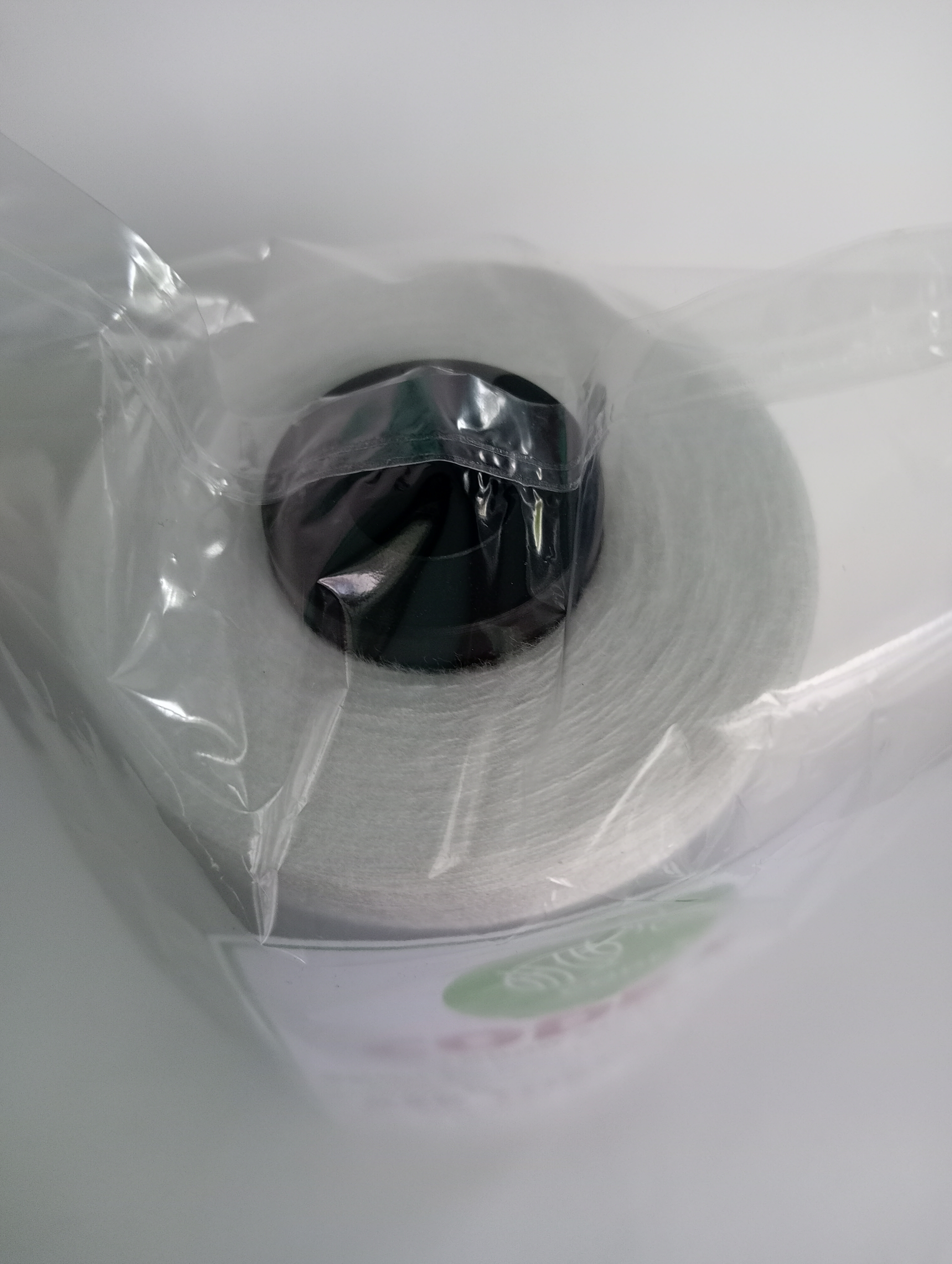 Spun Polyester Thread - 10000 Meter Cone, White Color | Anti-piling, Eco-friendly, High Tenacity, Low Shrinkage