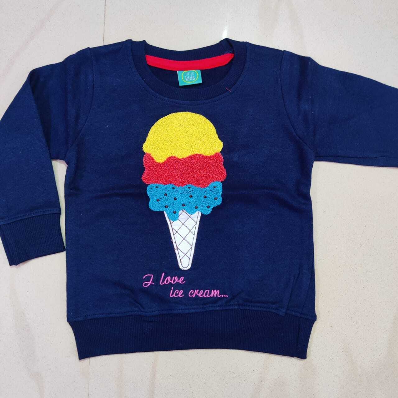 Kids Loopknite Top - Color: Multicolor