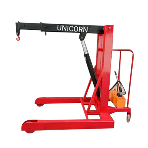 Manual Hydraulic Floor Crane Application: Factory